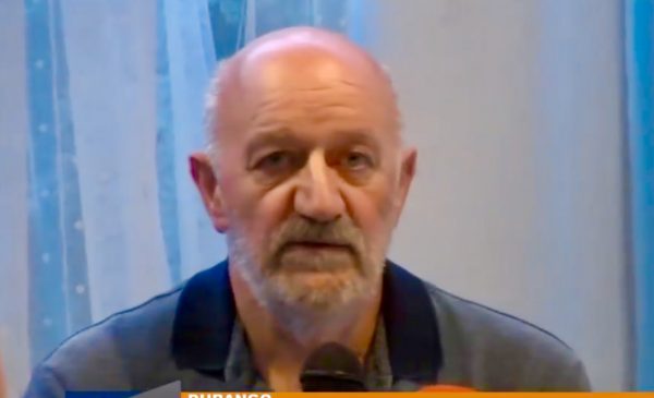 Juan Echarte, en la última presentación de la Pasión 