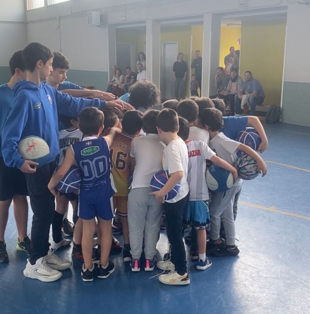 Nuevas jornadas de baloncesto para txikis. Foto: Tabirako ST